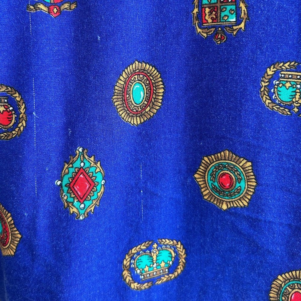 Lucia Vintage Patterned Button Up Top - Picture 9 of 10